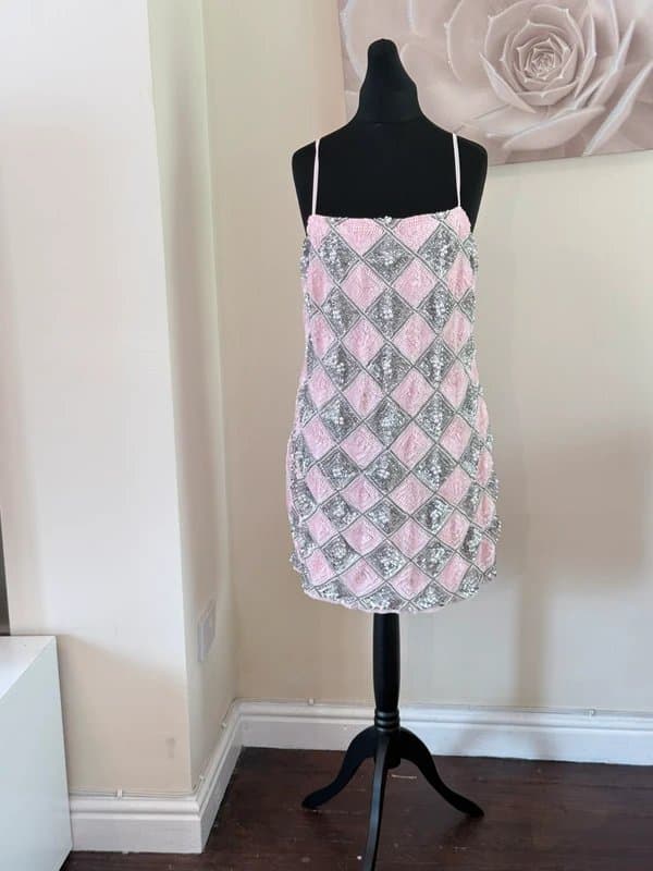 River Island River Island sequin evening party dress RRP £110