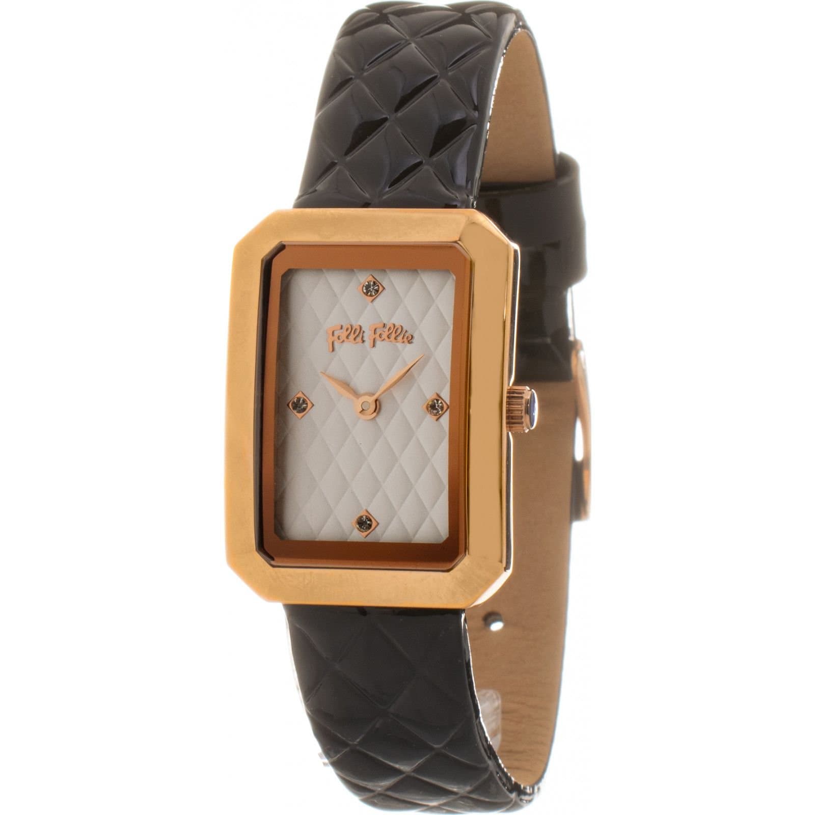 Folli Follie Folli Follie Women's WF16R026SSN 21mm Quartz Watch in Black