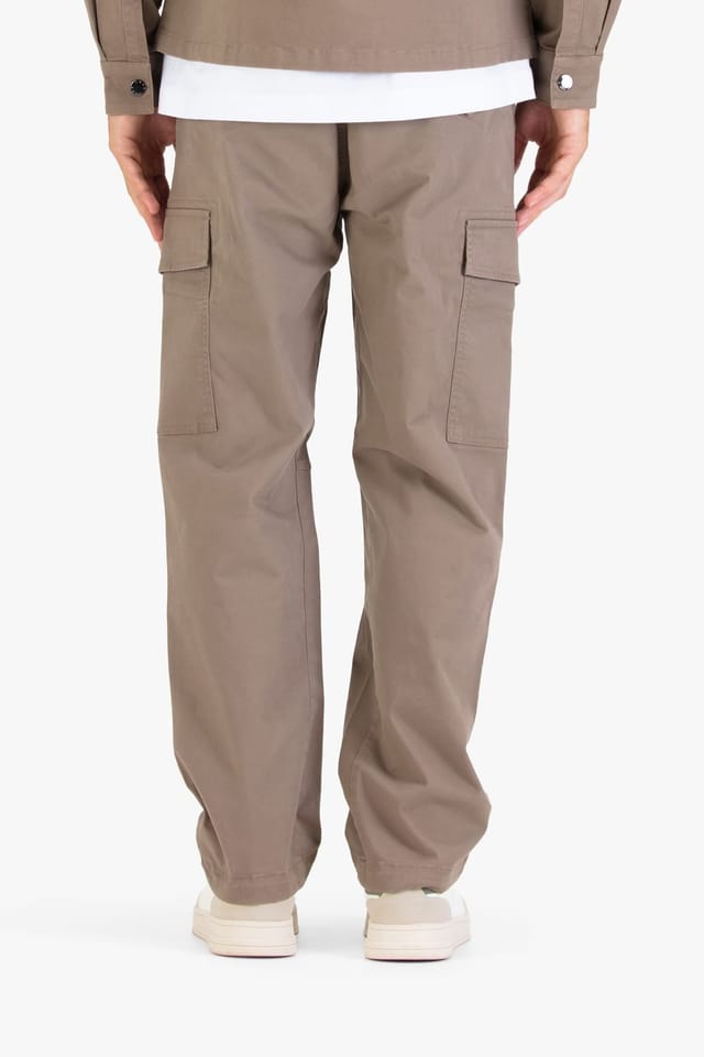 Luke 1977 Luke 1977 Men's Relaxed Panama Cargo Trouser in Brown - 2