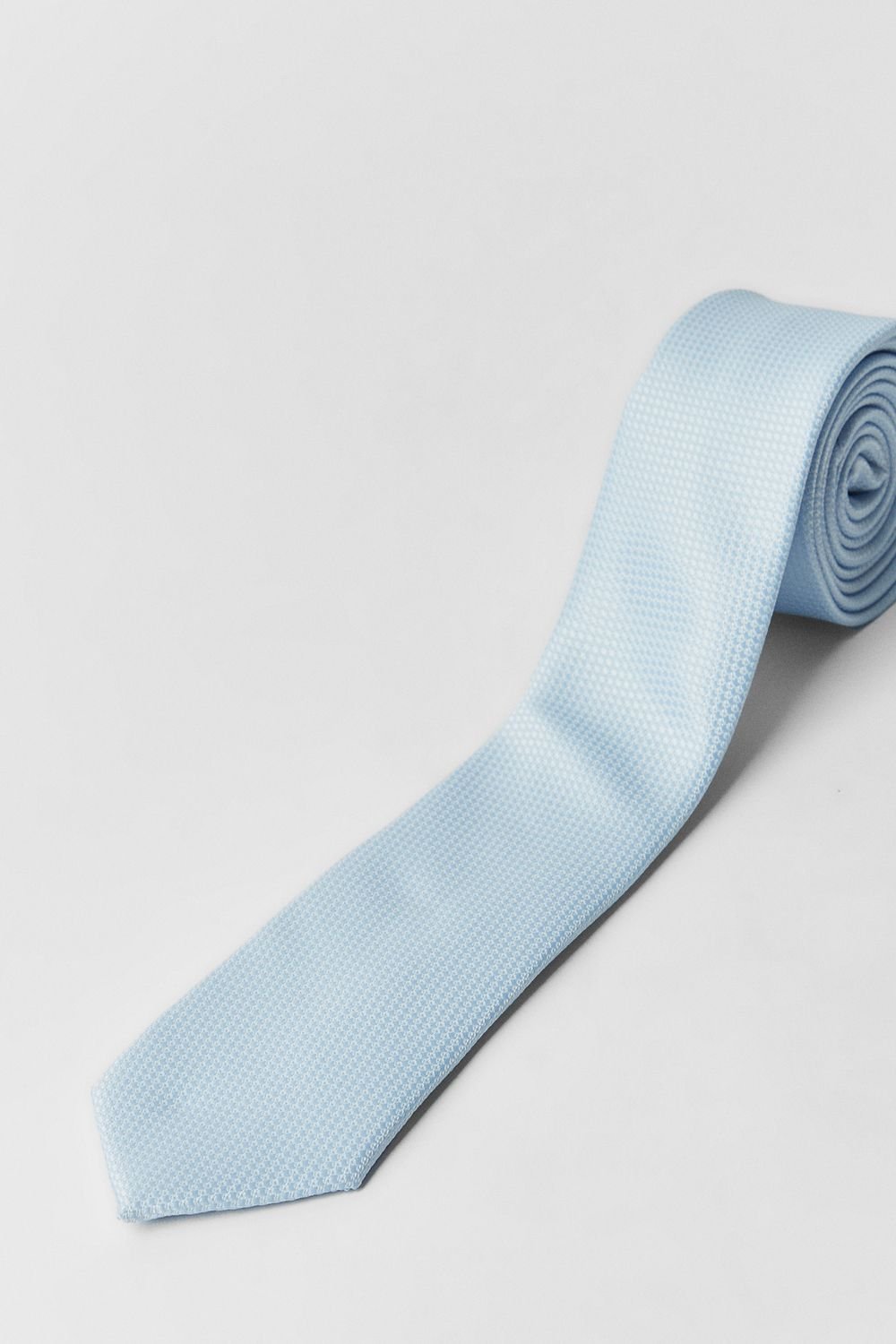 Burton Burton Men's Dusty Blue Textured Tie - 3