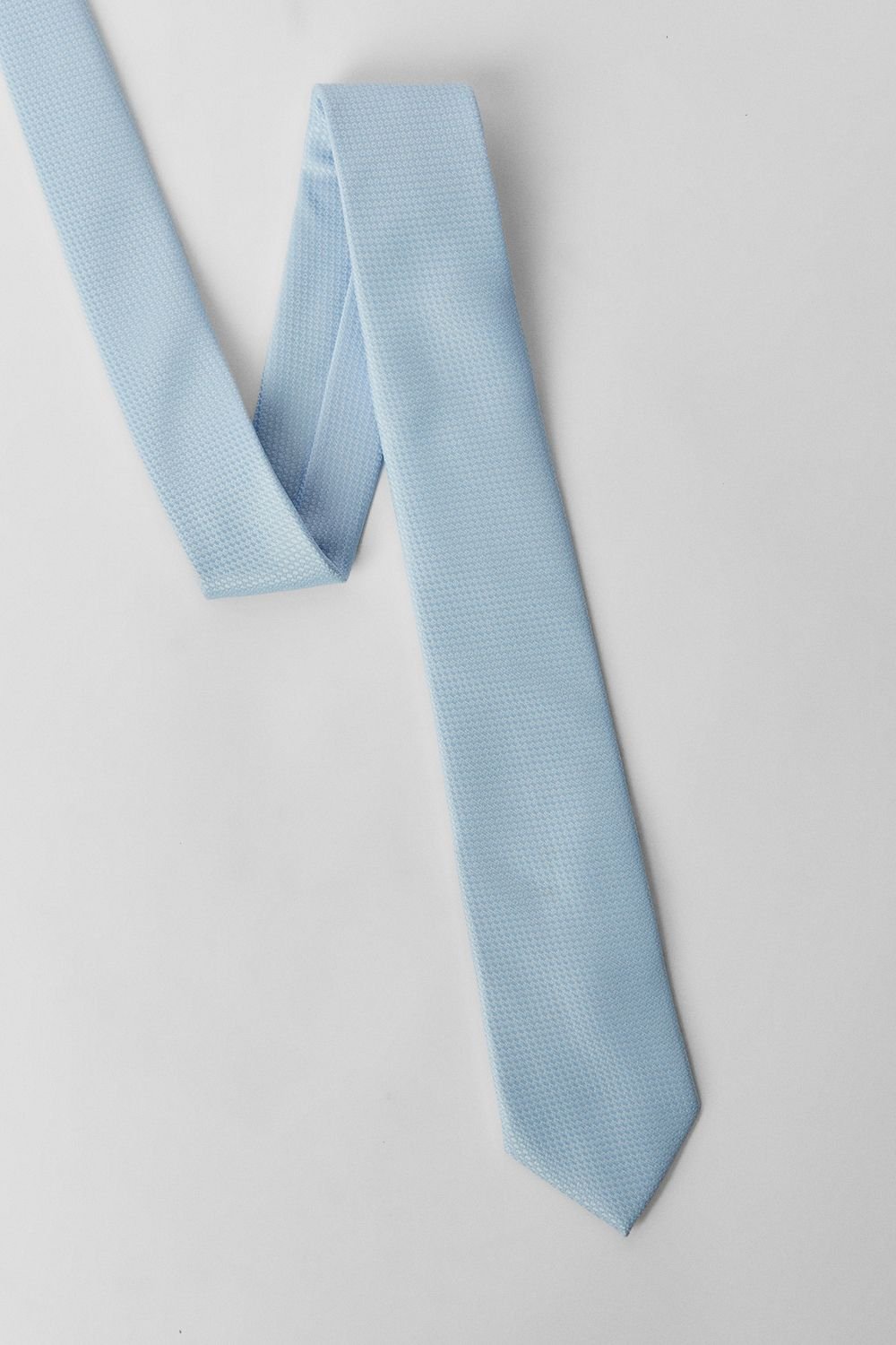 Burton Burton Men's Dusty Blue Textured Tie - 4