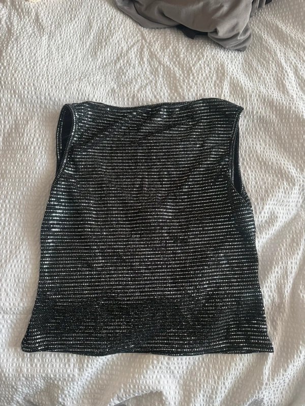 ASOS Asos sequin low back top - 1