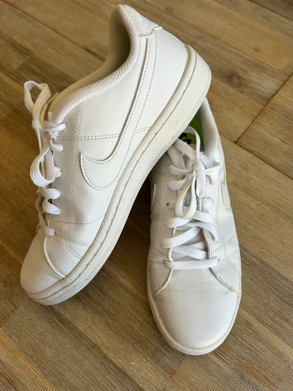 Nike 🤍 Nike Court Style White Trainers UK 5.5 EU 39 Leather Classic Everyday - 1