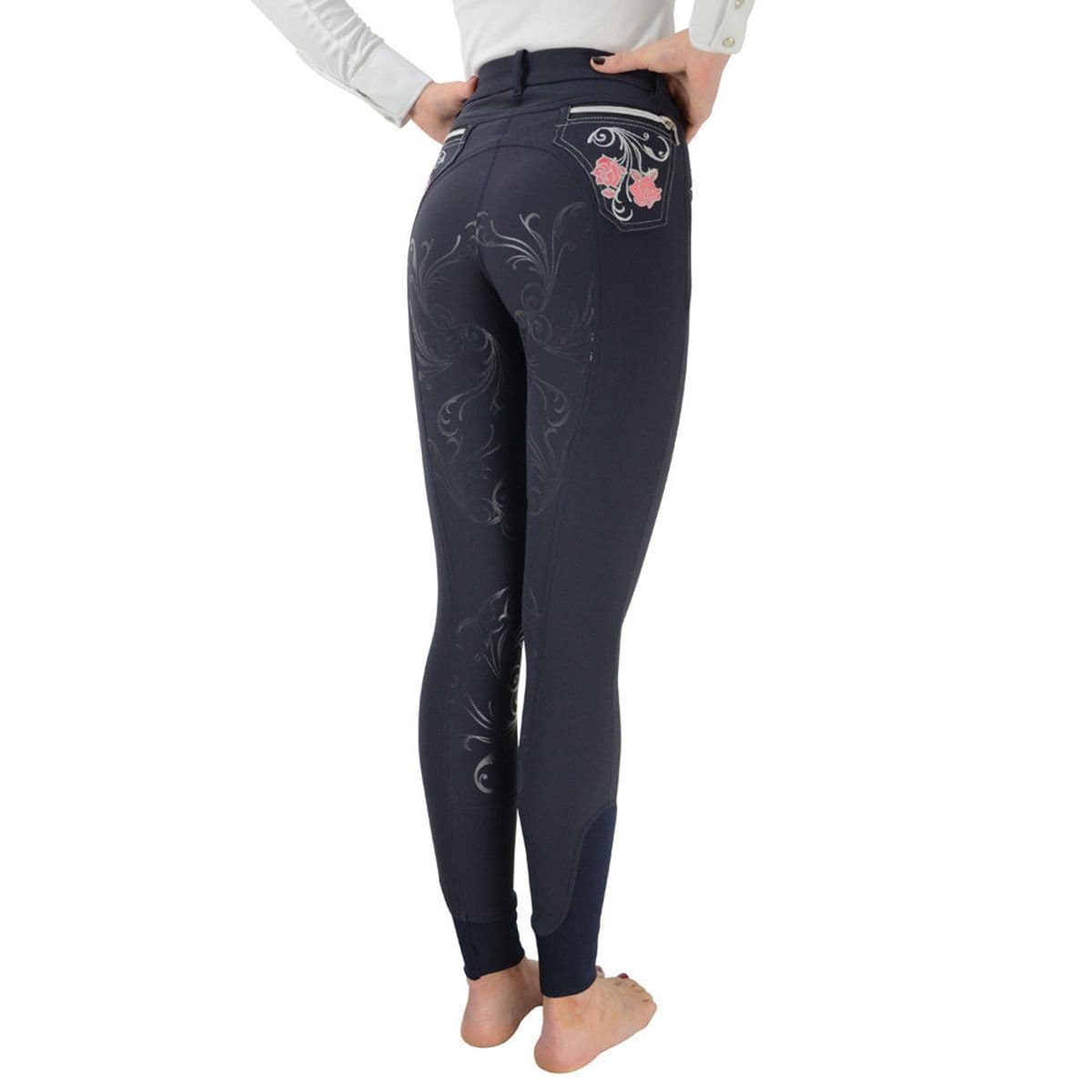 HyPERFORMANCE HyPERFORMANCE Women's Regatta Breeches in Navy - 4