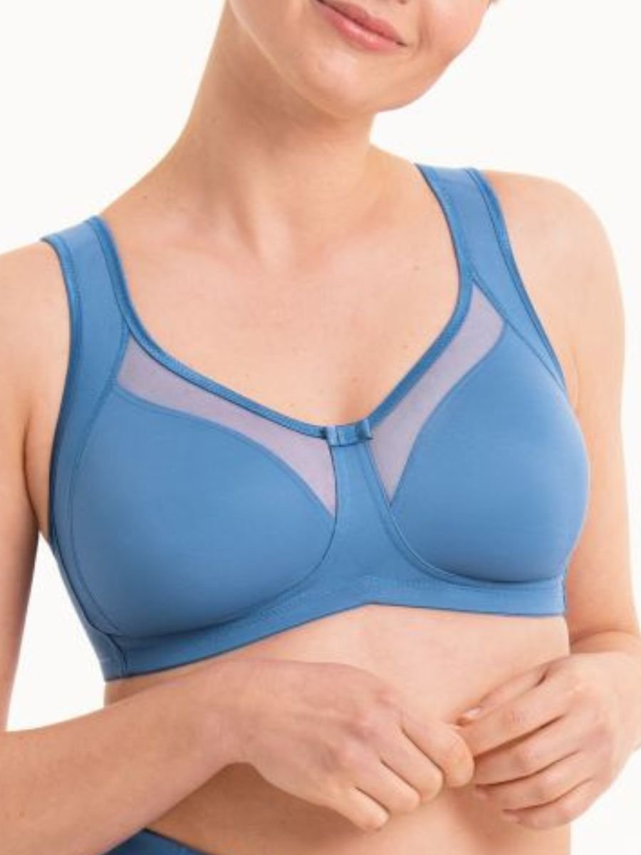 Anita Anita Women's Clara Moulded Comfort Soft Cup Bra in Blue - 3