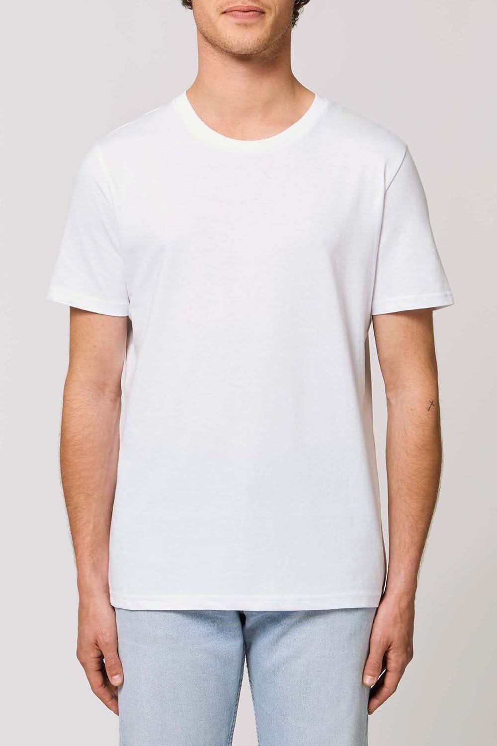 British Boxers British Boxers Men's "White" Cotton T-Shirt in White - 4