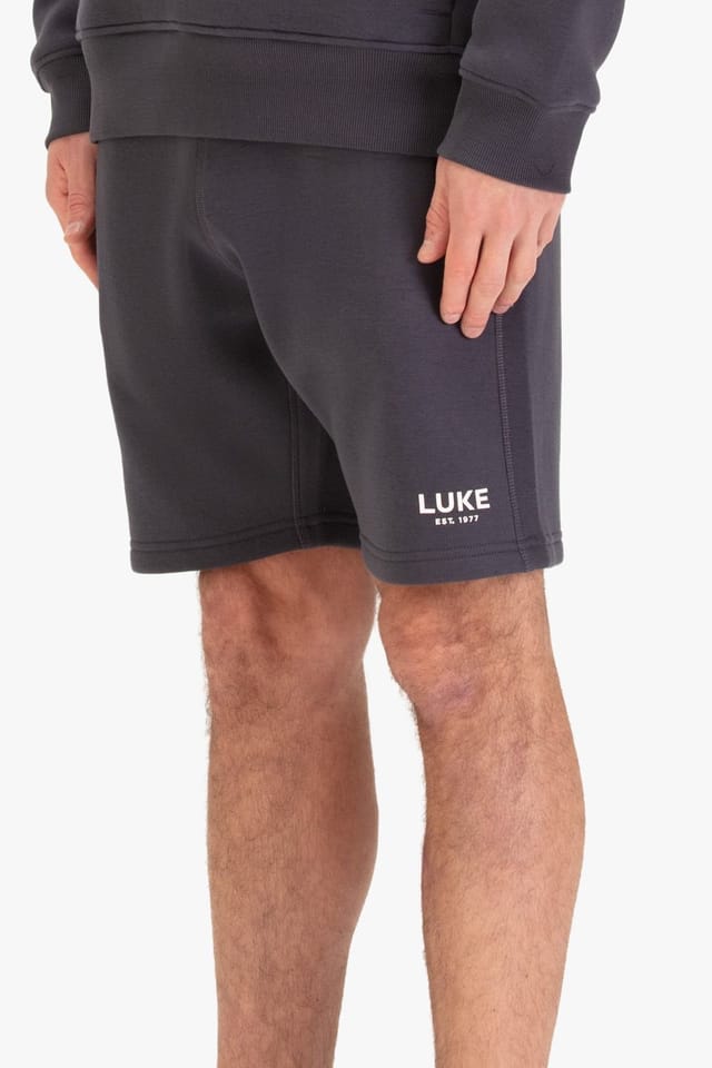 Luke 1977 Luke 1977 Men's Staggering Sweat Shorts in Charcoal - 3