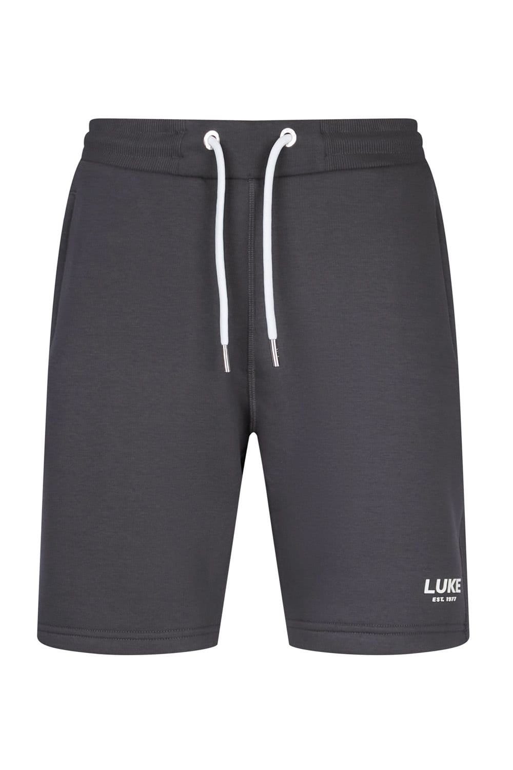 Luke 1977 Luke 1977 Men's Staggering Sweat Shorts in Charcoal - 4