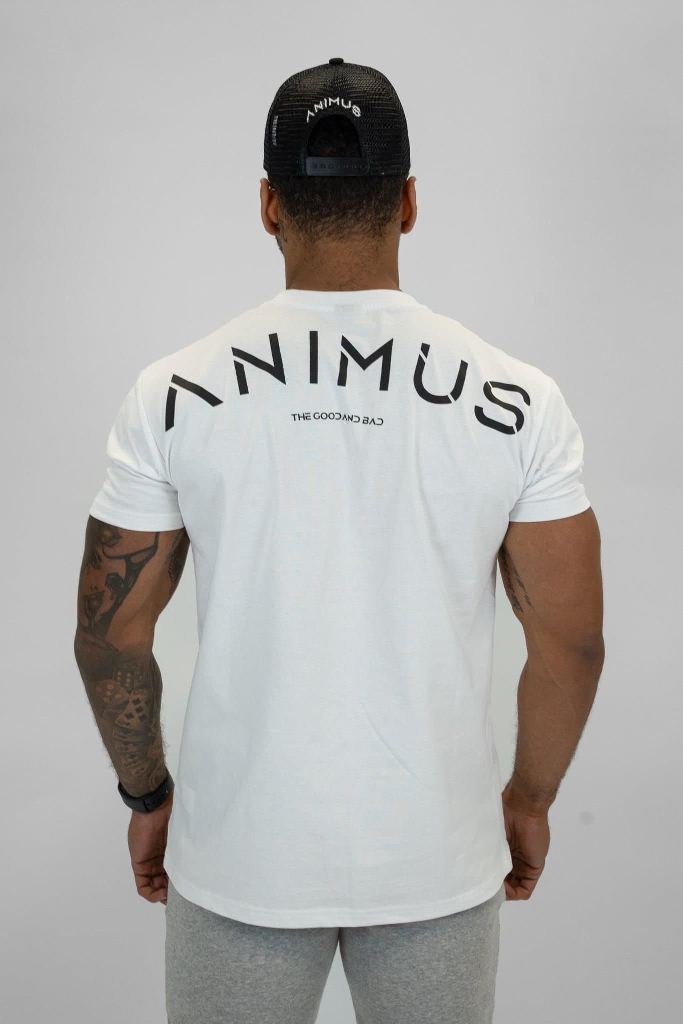 Animus Animus Men's Good & Bad T-Shirt in White