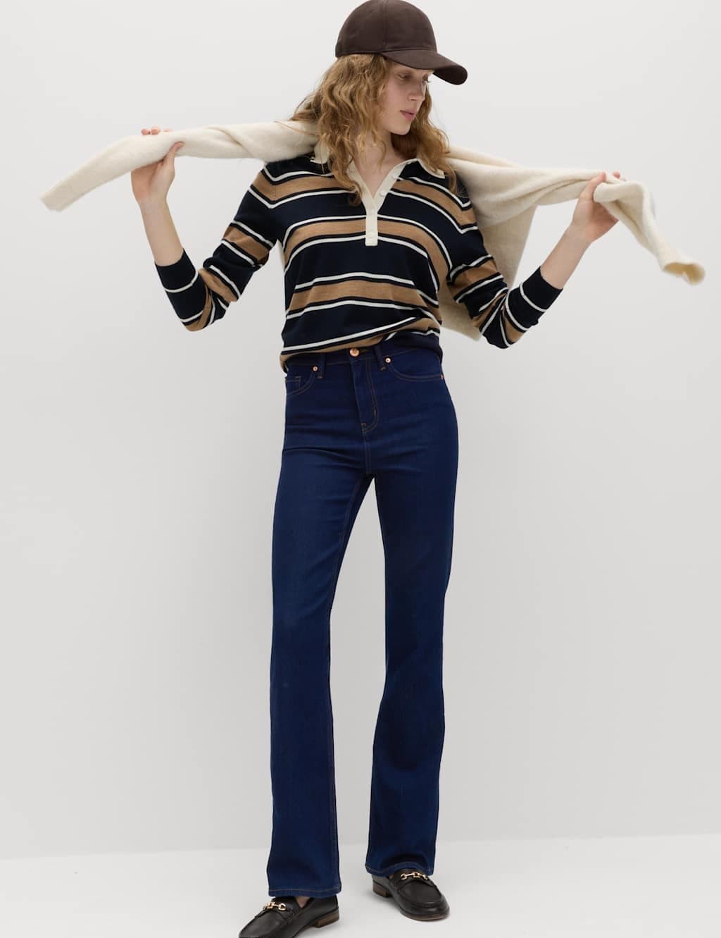 Marks & Spencer M&S Eva Bootcut Jeans Indigo Mix
