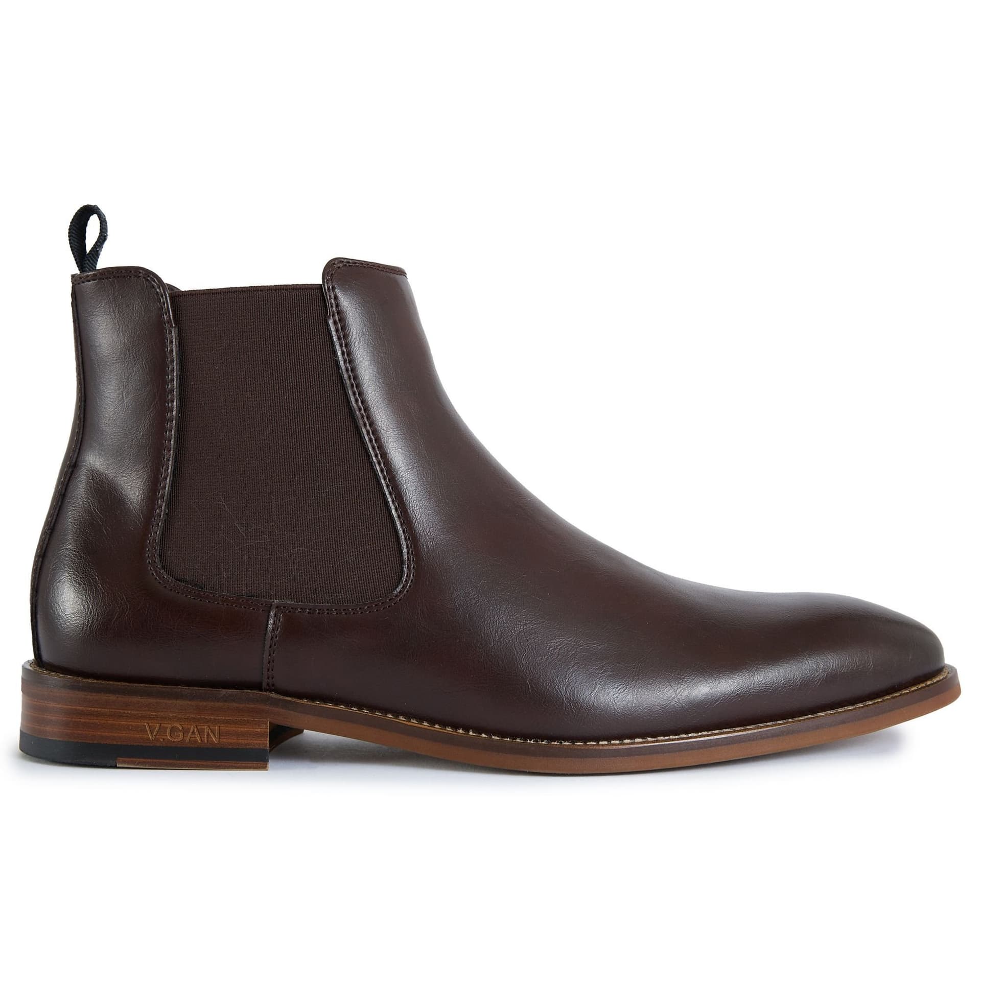 V.GAN V.GAN Men's Affogato Chelsea Boots in Brown