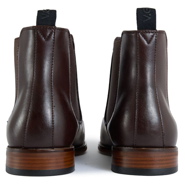 V.GAN V.GAN Men's Affogato Chelsea Boots in Brown - 3
