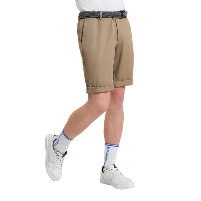 Ben Sherman Ben Sherman Men's Signature Chino Shorts in Stone - 2