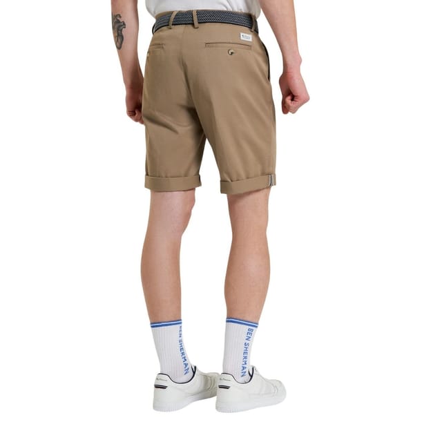 Ben Sherman Ben Sherman Men's Signature Chino Shorts in Stone - 3