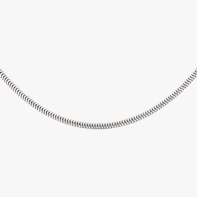 T.H.Baker T.H.Baker Women's Silver 18 Inch Fine Round Snake Chain 8.10.3674 - 2