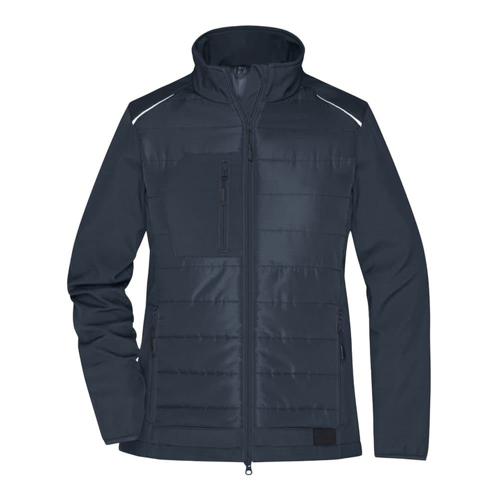 James and Nicholson James and Nicholson Women's Hybrid Jacket in Dark Grey