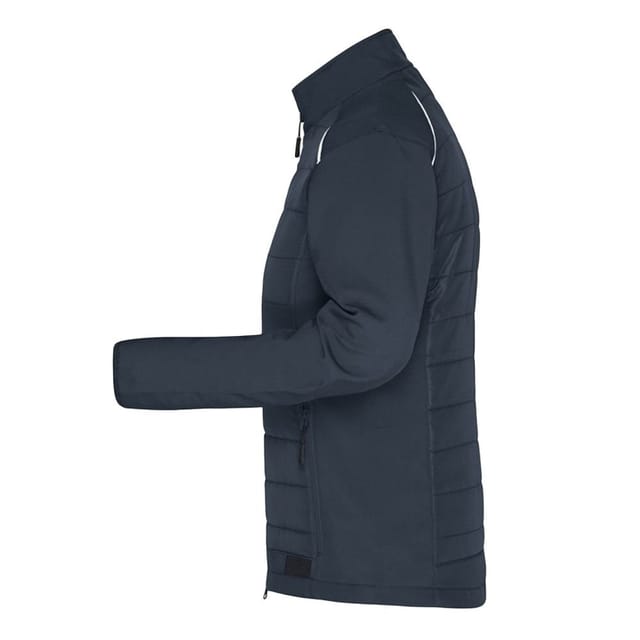 James and Nicholson James and Nicholson Women's Hybrid Jacket in Dark Grey - 3