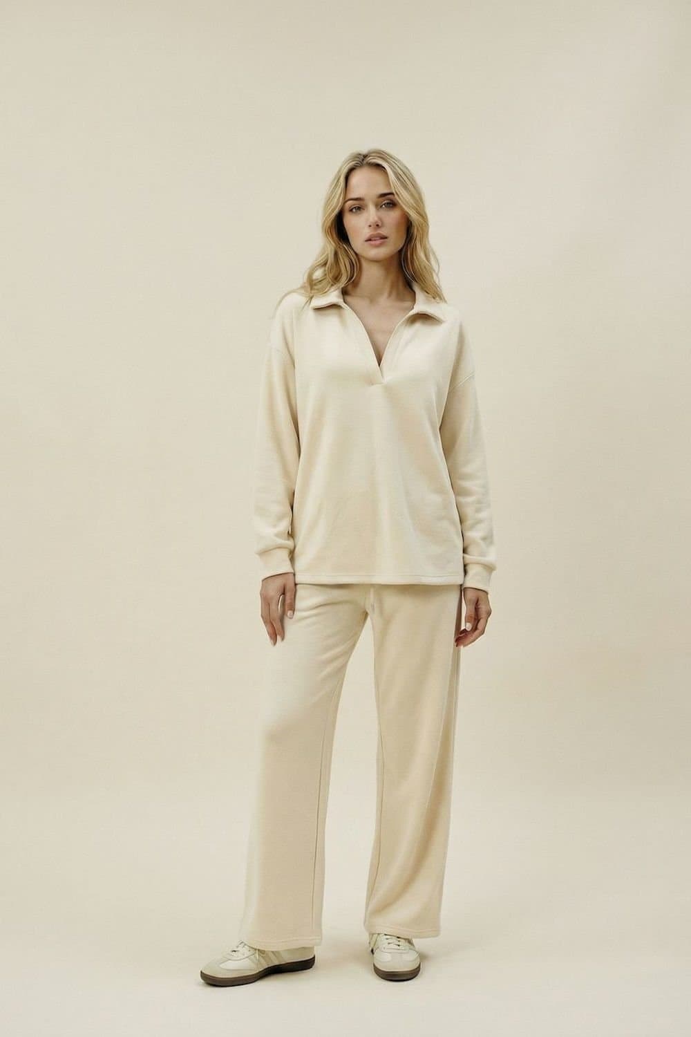The Night Store The Night Store Women's Stone Collar Lounge Trouser Set