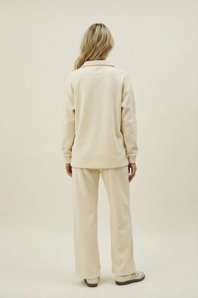 The Night Store The Night Store Women's Stone Collar Lounge Trouser Set - 3