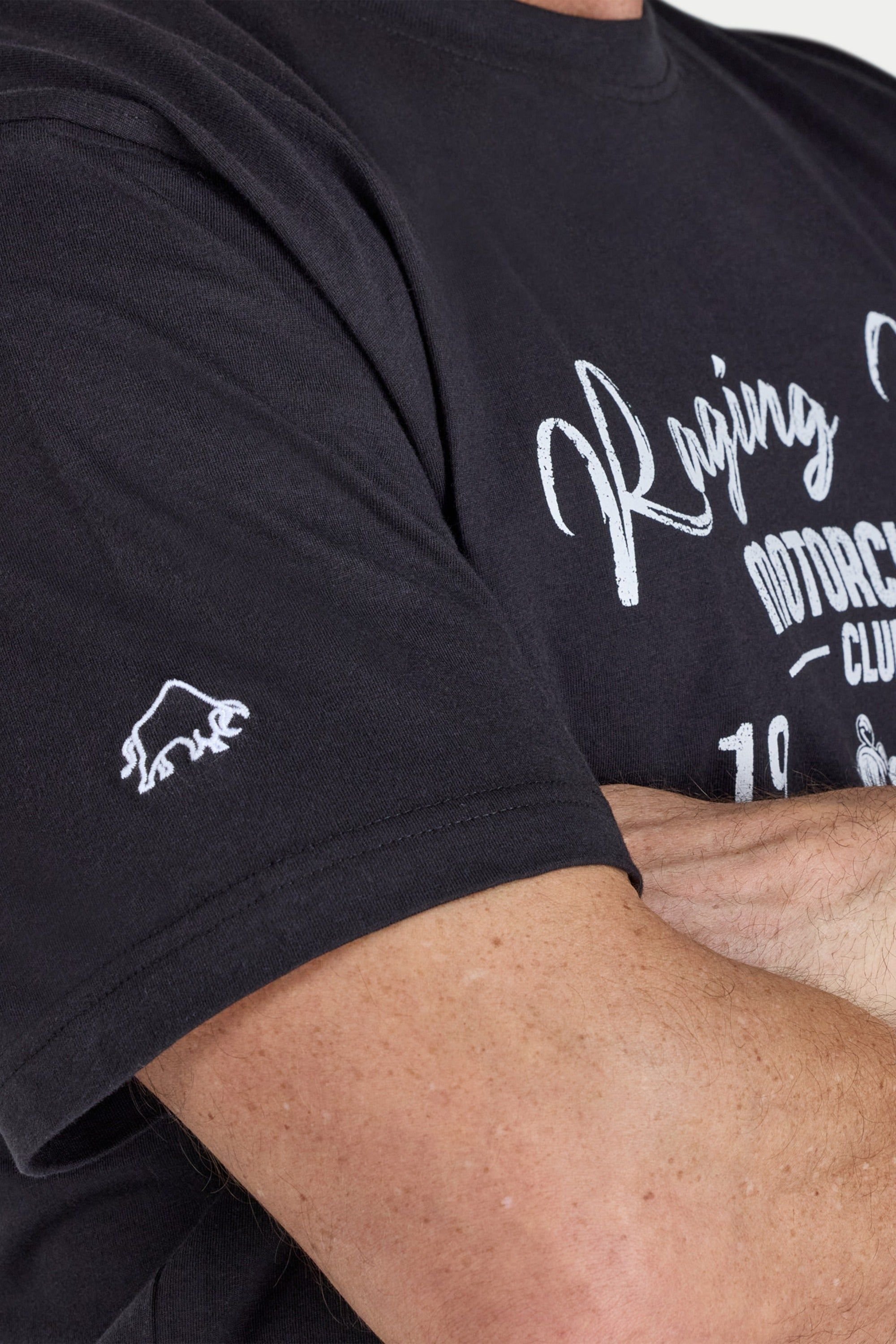 raging bull Raging Bull Men's Motorcycle Club T-Shirt in Black - 3