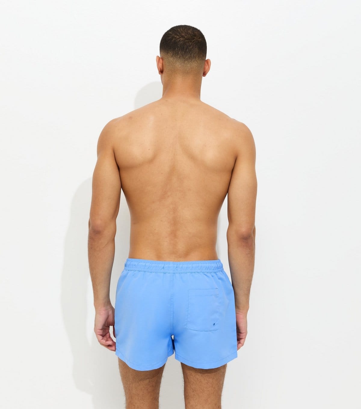 New Look Men's Light Blue Regular Short Length Swim Shorts New Look - 4