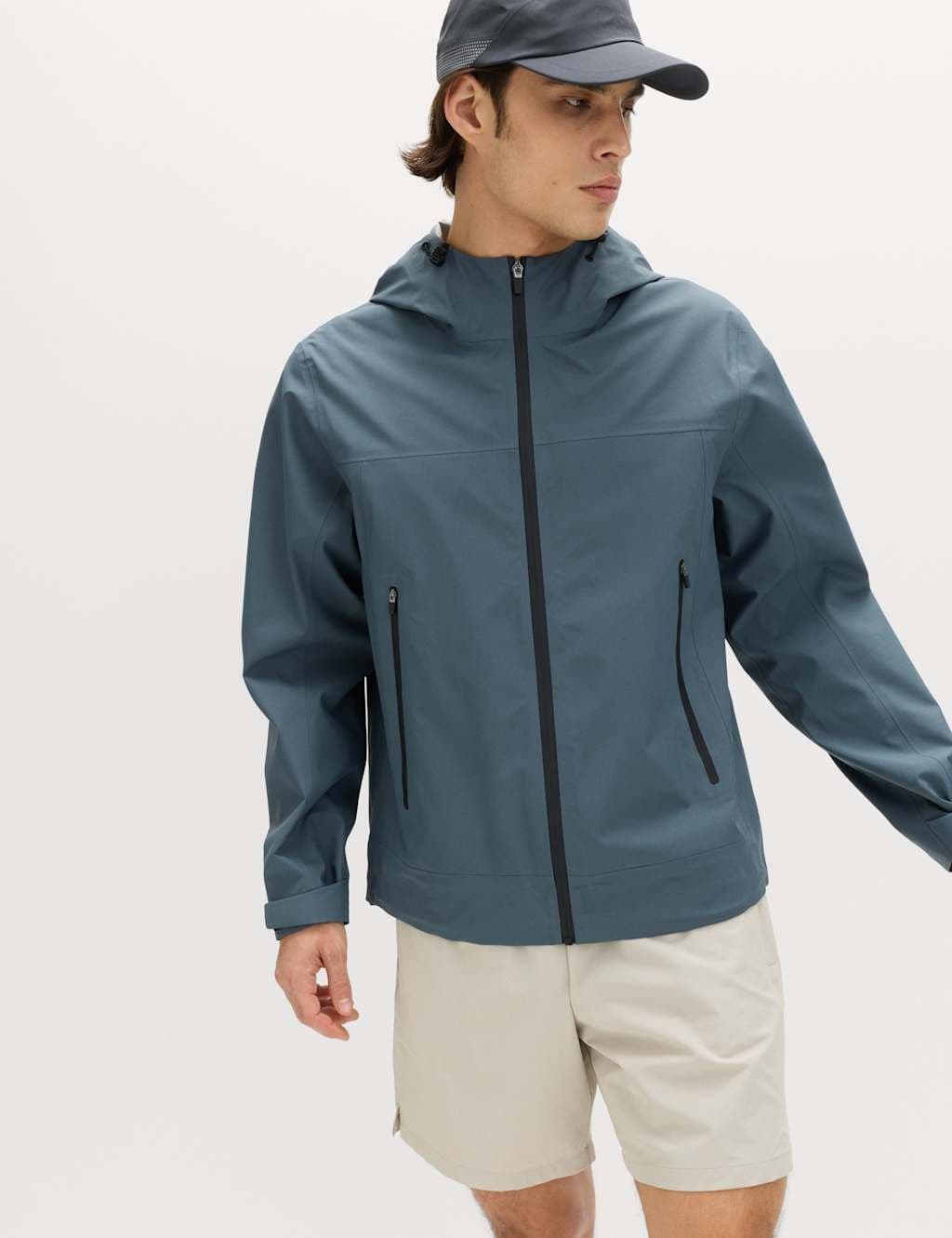 Marks & Spencer M&S Waterproof Jacket with Stormwear™ Ultra Slate Blue