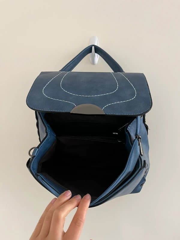 ASOS Blue leather stud mini bag