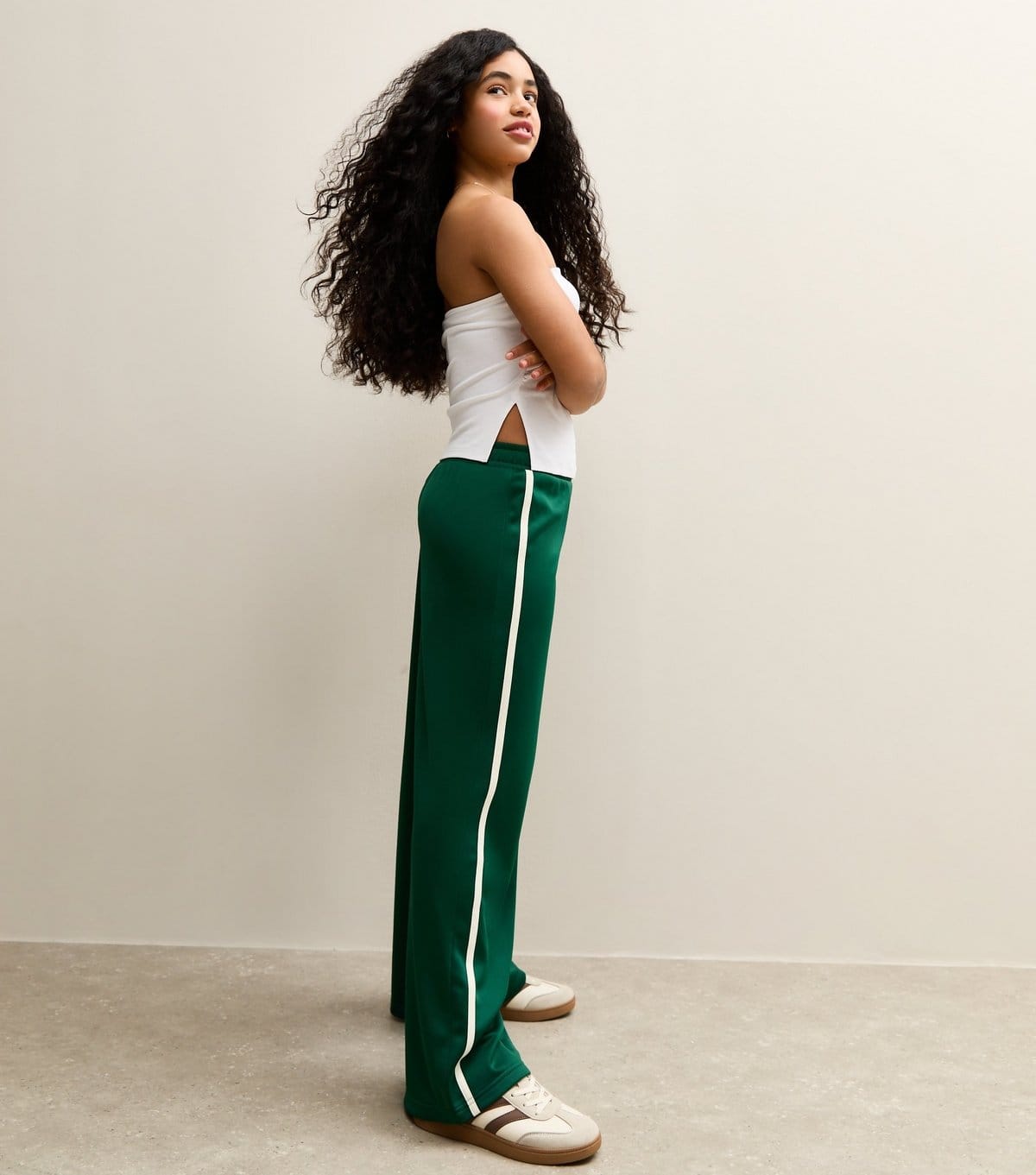 New Look Girls' White Ruched Side Bandeau Top New Look - 4