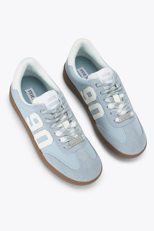 Steve Madden STEVE MADDEN Women's 'Sm90 Blue Suede' Trainers - 2