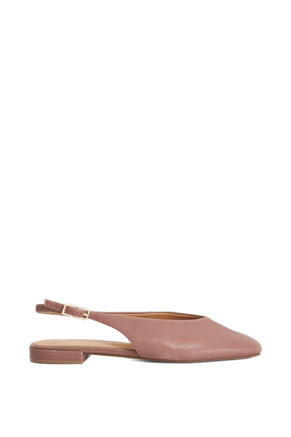 Dune London Dune London Women's 'Heartbeat' Leather Ballet Pumps in Pink
