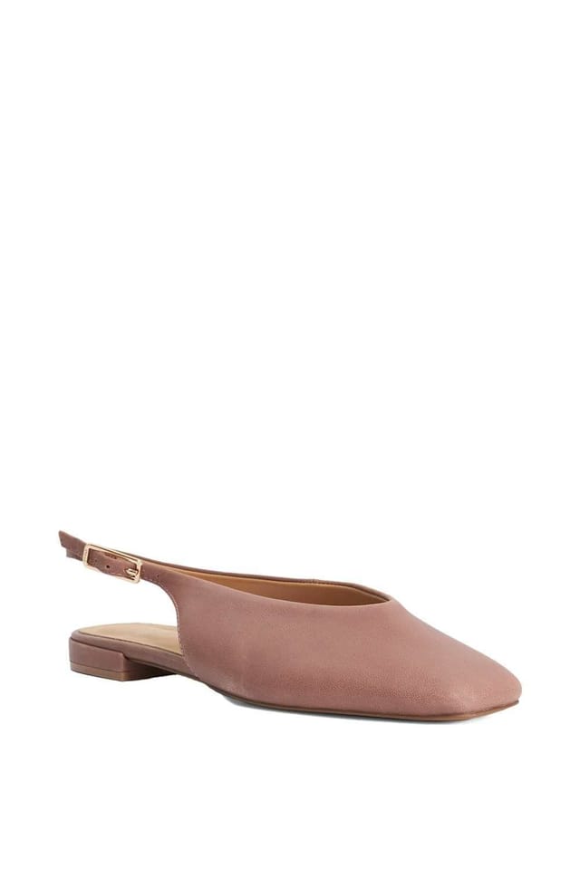 Dune London Dune London Women's 'Heartbeat' Leather Ballet Pumps in Pink - 2
