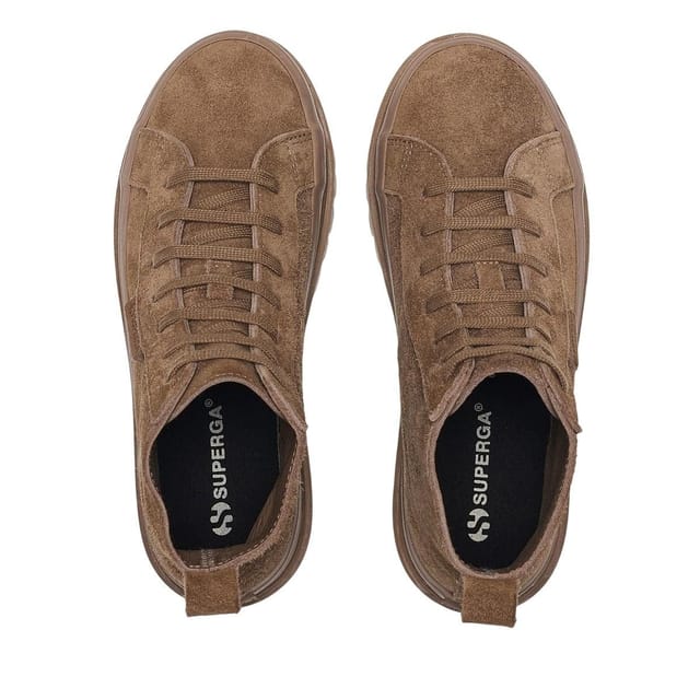 Superga Superga Women's 2641 Alpina Suede Ankle Boots in Brown - 3