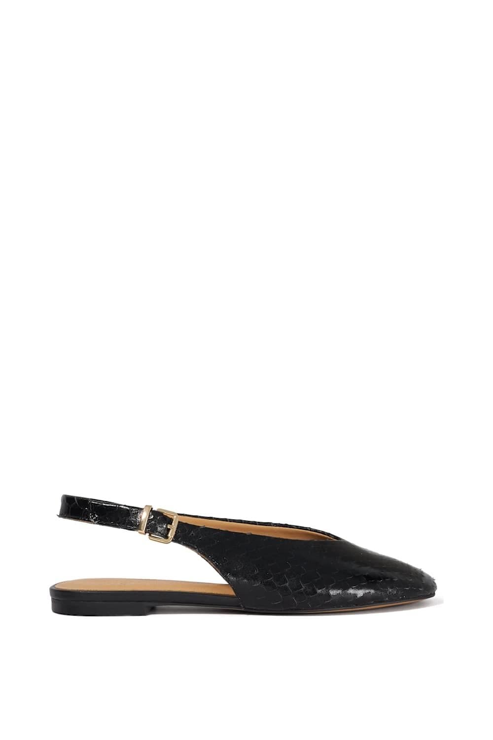 Dune London Dune London Women's 'Honora' Leather Ballet Pumps in Black