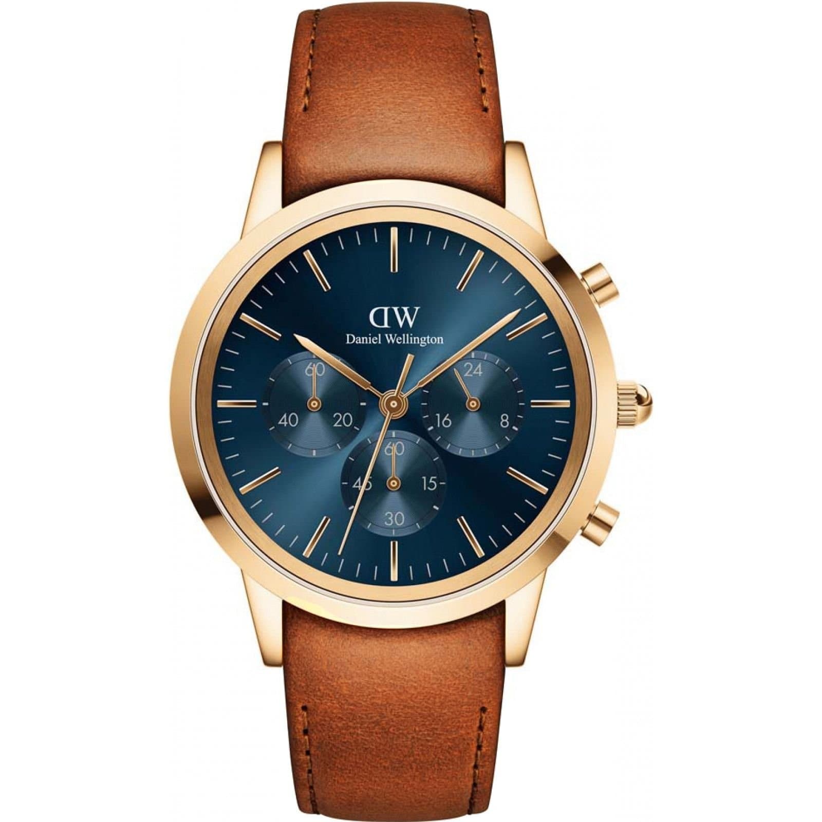 Daniel Wellington Daniel Wellington Men's DW00100639 Iconic 42mm Quartz Watch in Brown