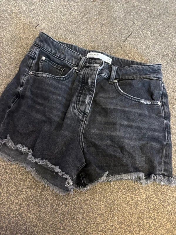 Next Next denim 10 high waist denim party shorts festival party holiday same day post