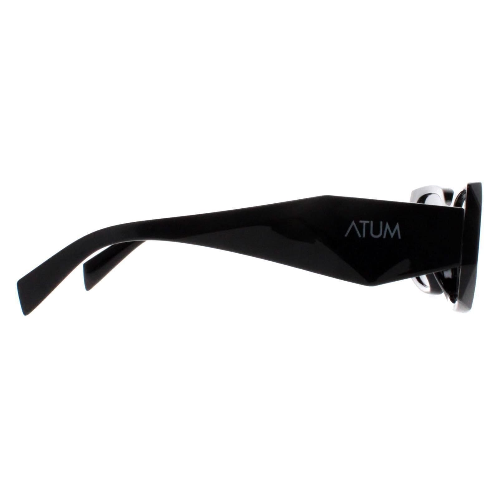 Atum Atum Women's Rectangle Shiny Black Smoke Grey Nyx - 4