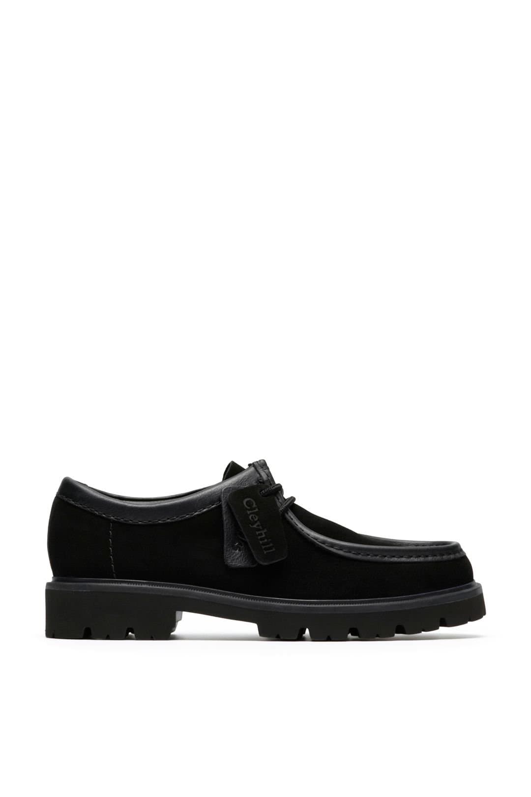 Clarks Clarks Men's Cleyhill Seam Suede Lace-Up Shoe Black
