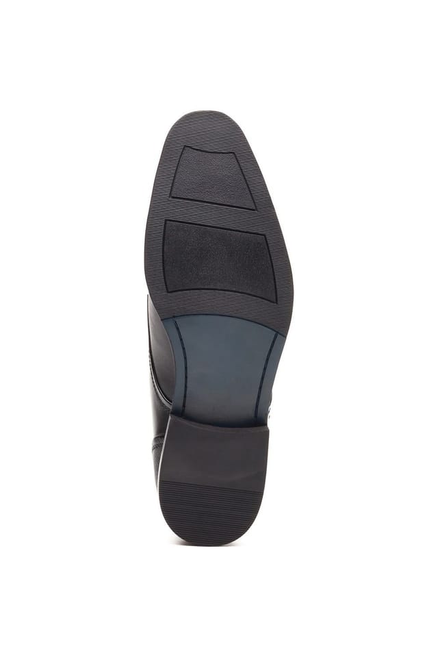 Base London Base London Men's Cleric Double Monk Shoe in Black - 3