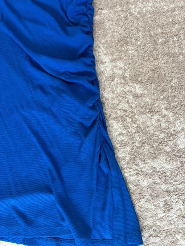 Bershka Electric Blue Strapless Mini Dress