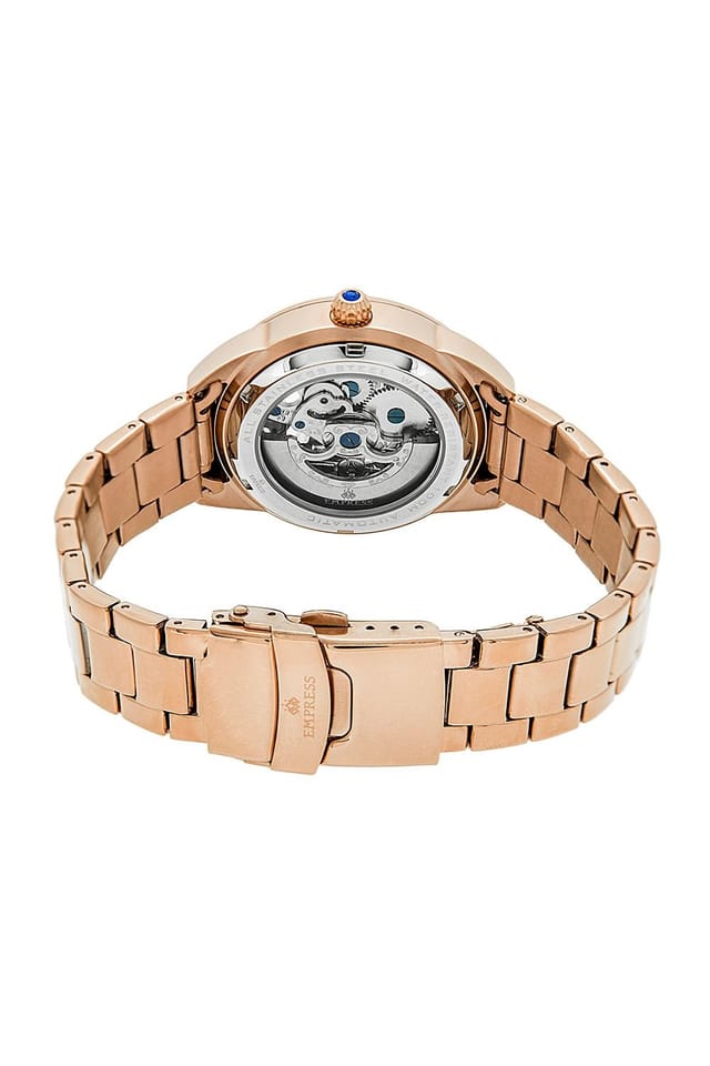 Empress Empress Women's Godiva Automatic MOP Bracelet Watch in Rose Gold - 2