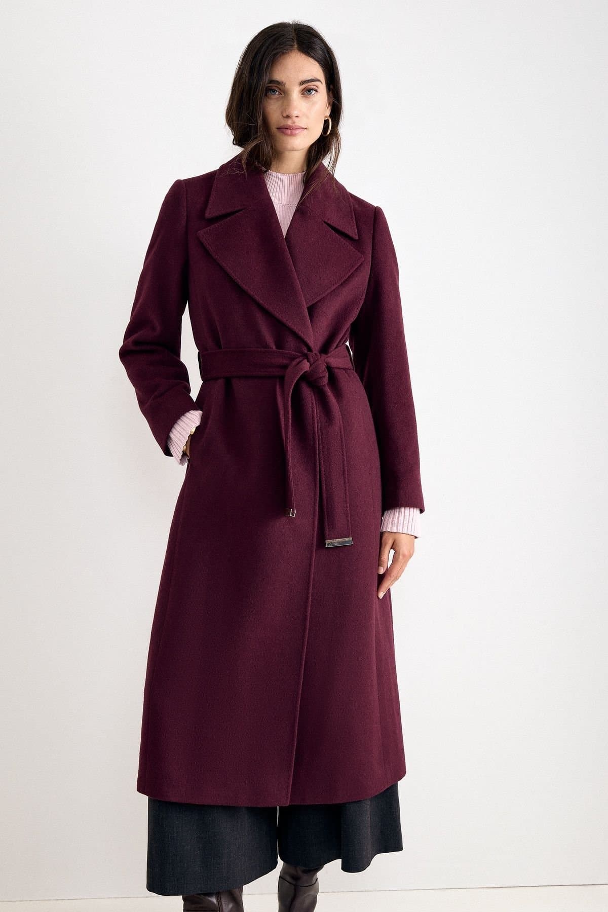 Phase Eight Phase Eight Women's Nicoletta Midi Coat in Wine
