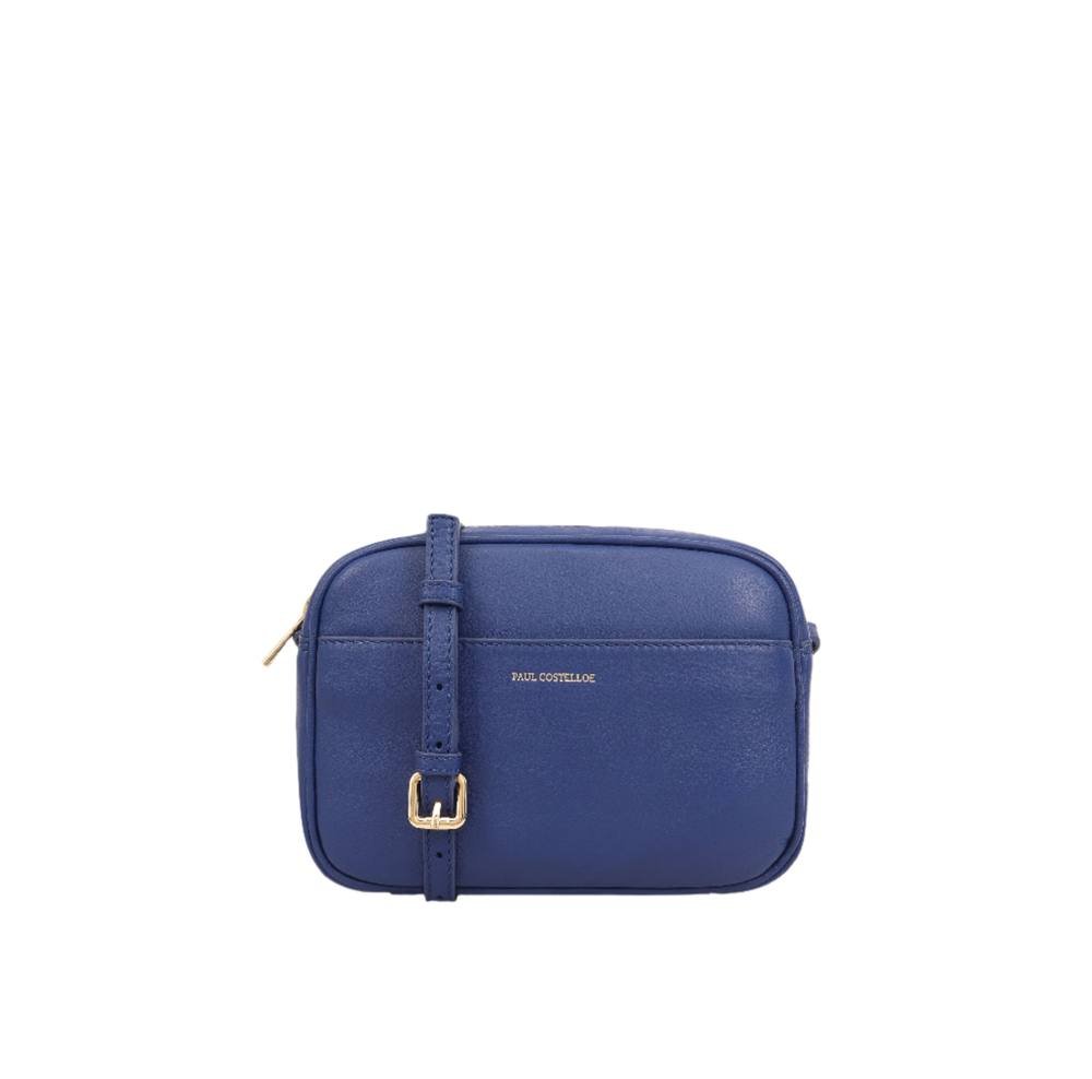 Paul Costelloe Paul Costelloe Women's Cooper Leather Cross Body Bag in Blue - 1