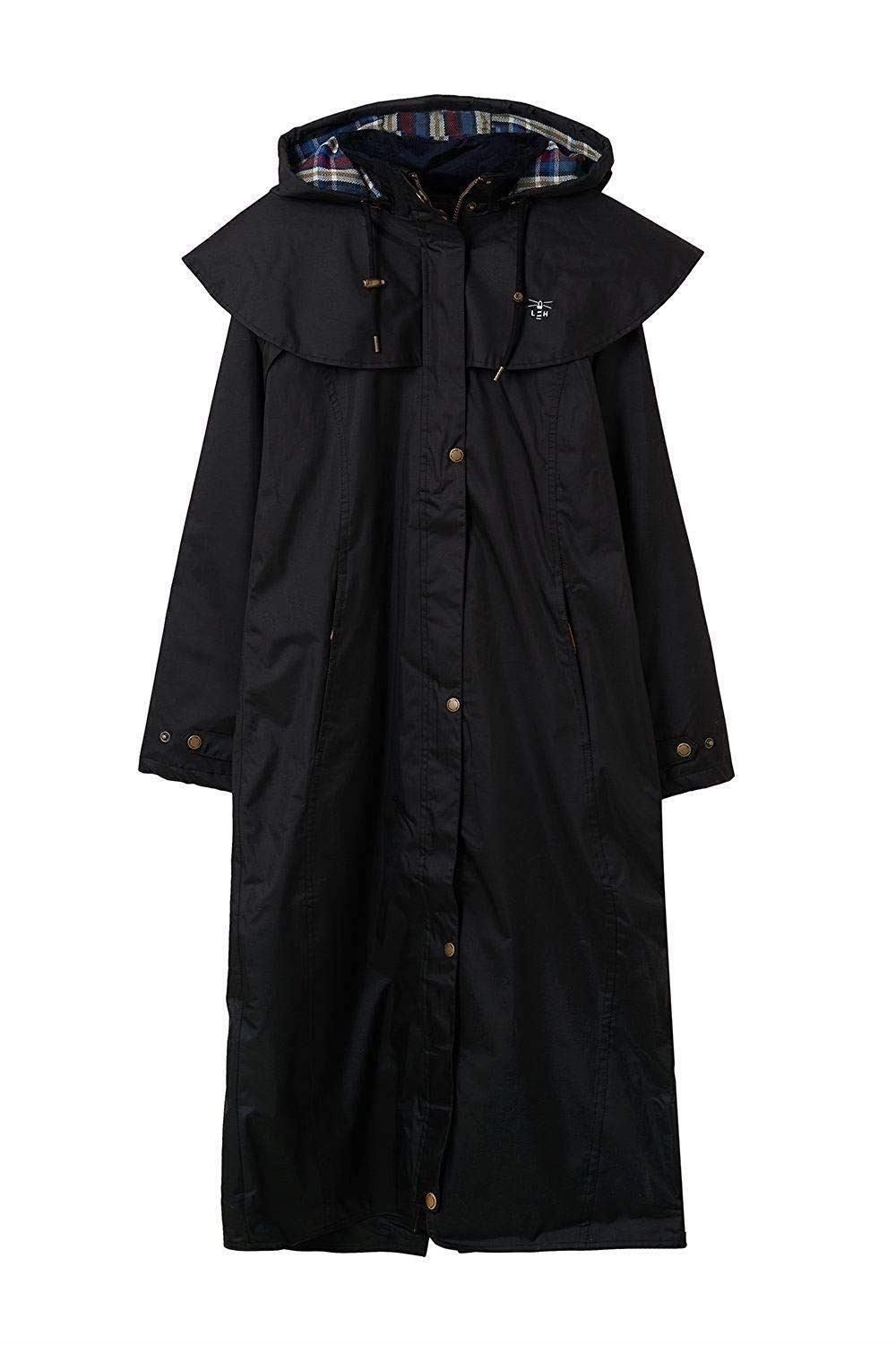 Lighthouse Clothing Lighthouse Clothing Women's Outback Full Length Waterproof Raincoat in Black - 3