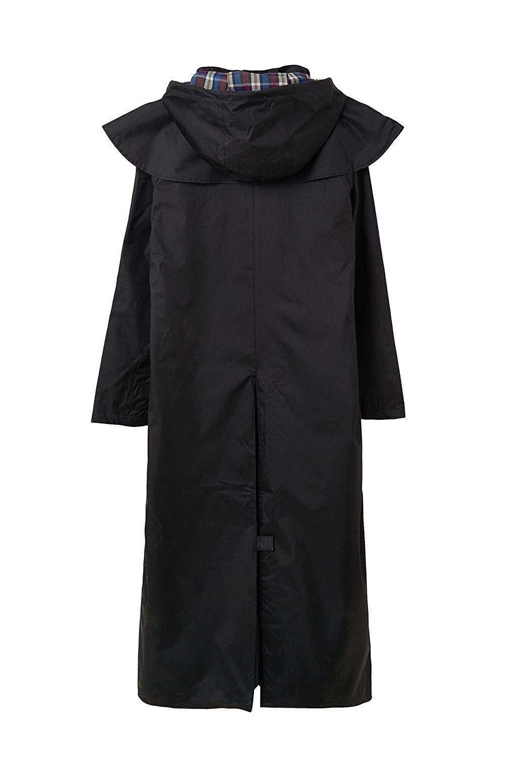 Lighthouse Clothing Lighthouse Clothing Women's Outback Full Length Waterproof Raincoat in Black - 4