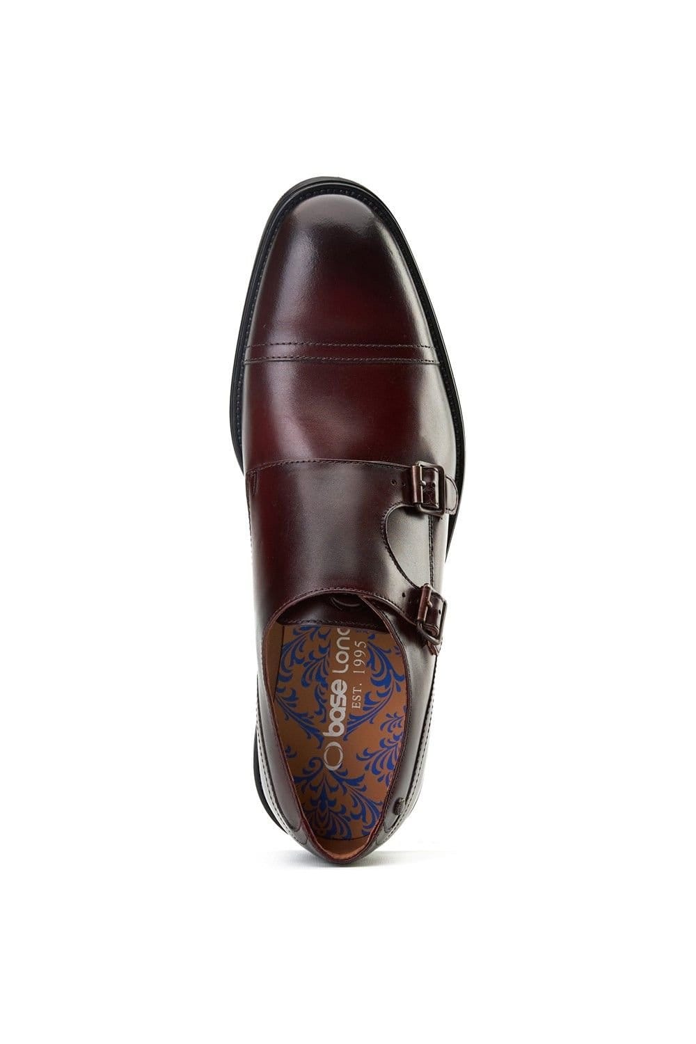 Base London Base London Men's Taper Monk Shoe in Wine - 4