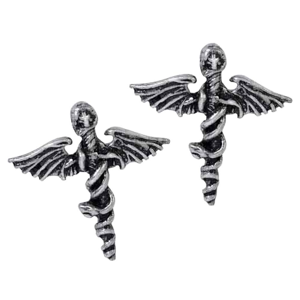 Motley Crue Motley Crue Men's Swords Earrings in Silver - 1