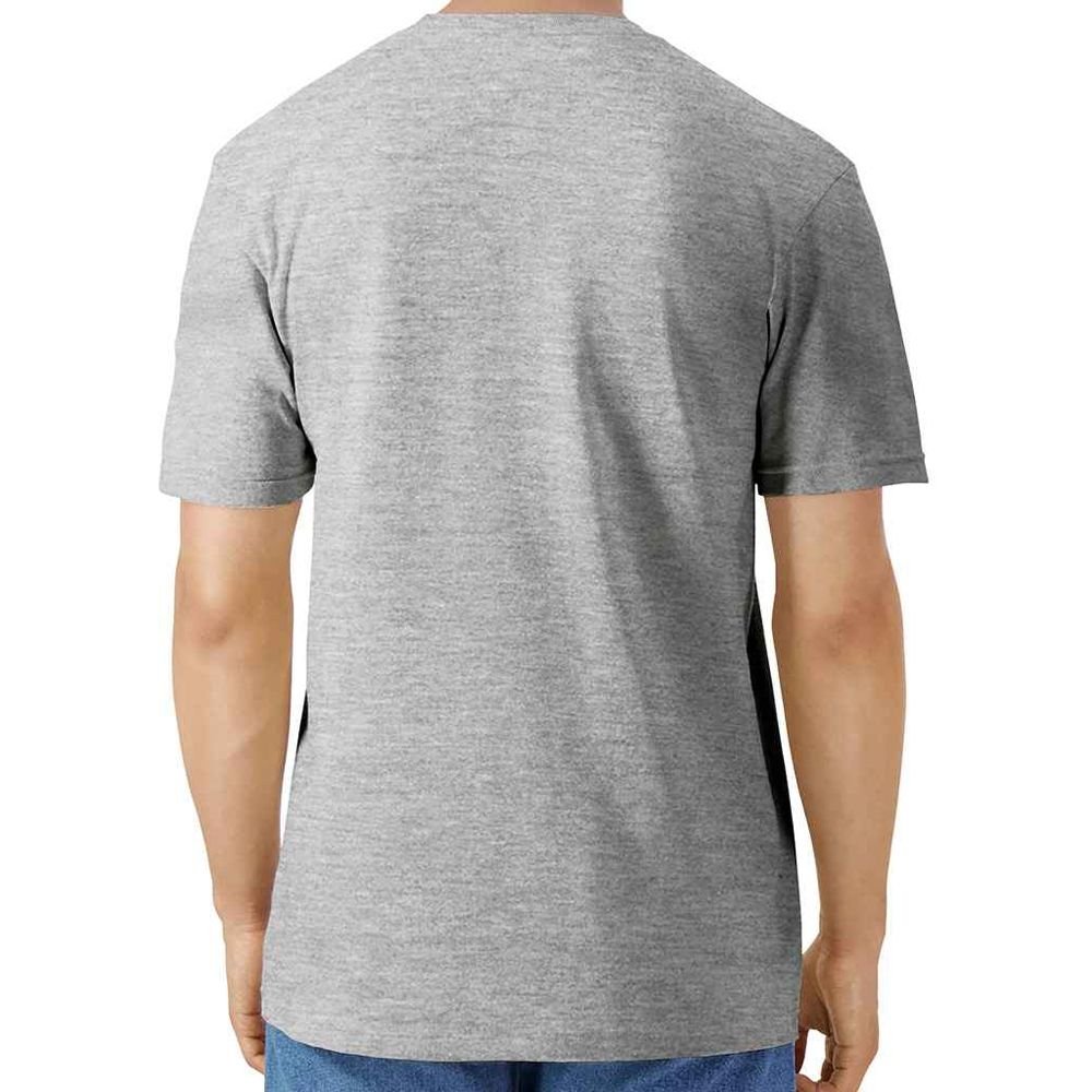 Gildan Gildan Men's Plain Cotton Lightweight T-Shirt in Grey - 2