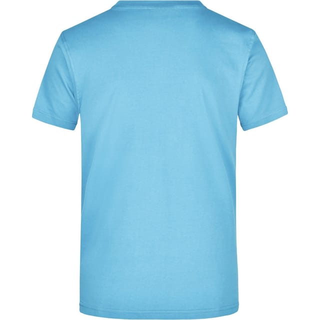 James and Nicholson James and Nicholson Men's Heavyweight Crew Neck T-Shirt in Turquoise - 2