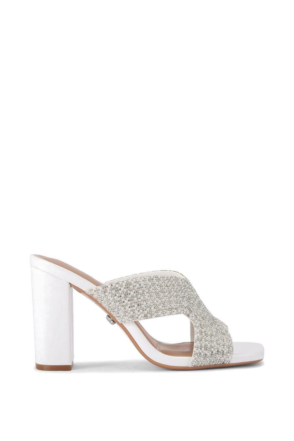 Carvela Carvela Women's 'Paparazzi Pearl Block' Heels in White - 2