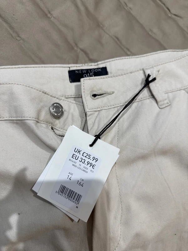 New Look New Look Beige Cargo Pants